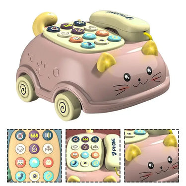 MelodyCall | Descubrimiento musical - Teléfono para bebés Montessori con teclas de piano